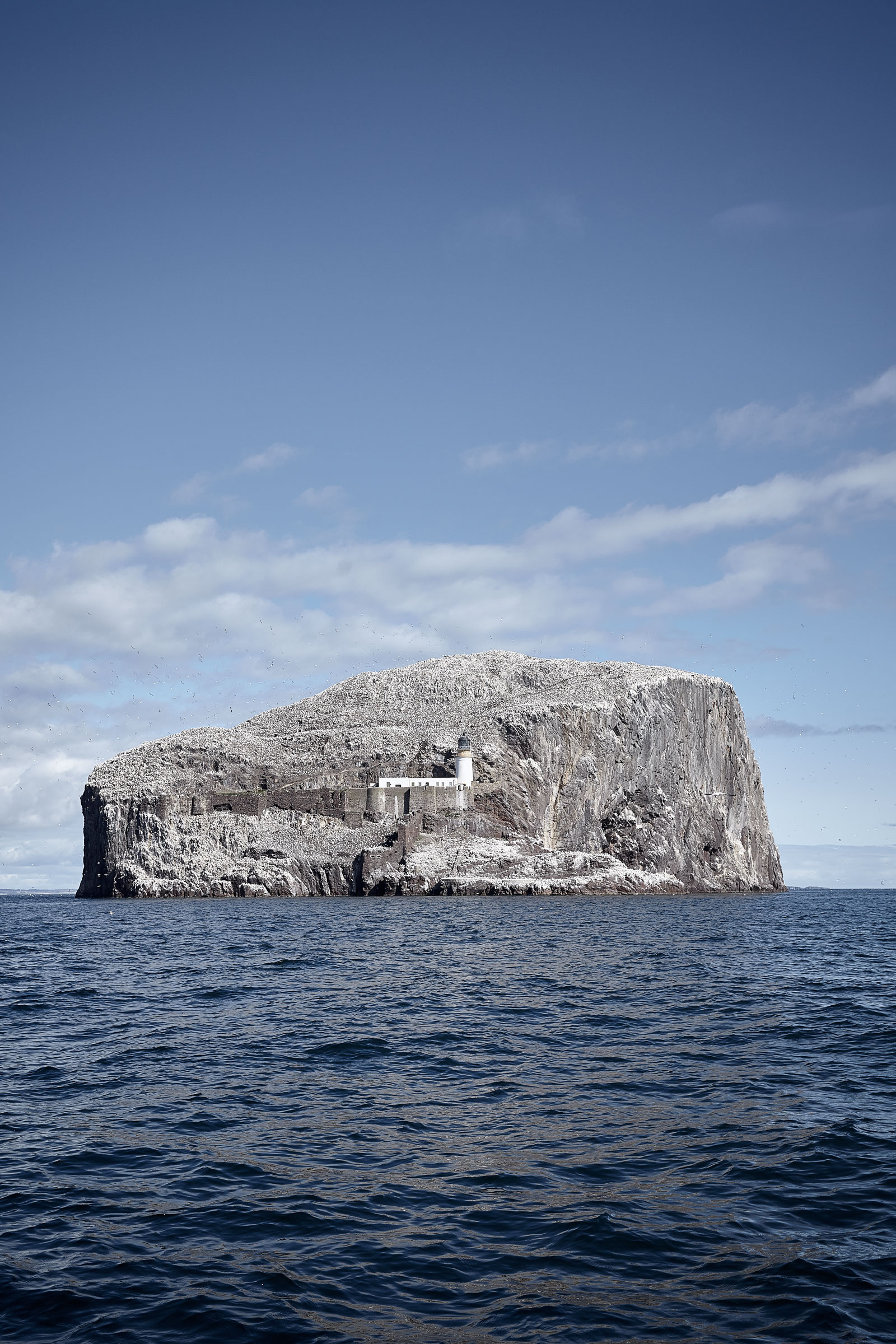 Bass Rock from the sea, Edinburgh travel and hospitality photographer, Alastair Ferrier.