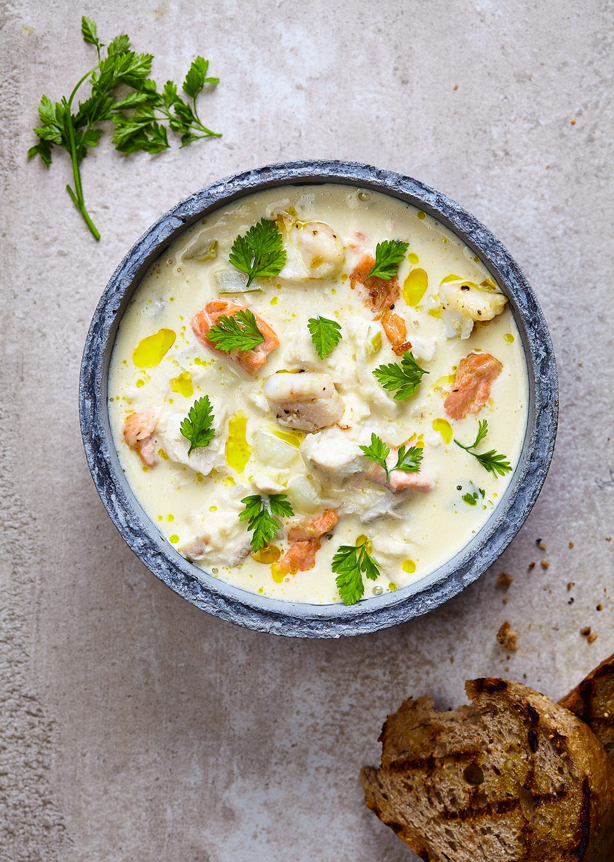 Cullen Skink, Herringbone restaurant, Edinburgh food photographer