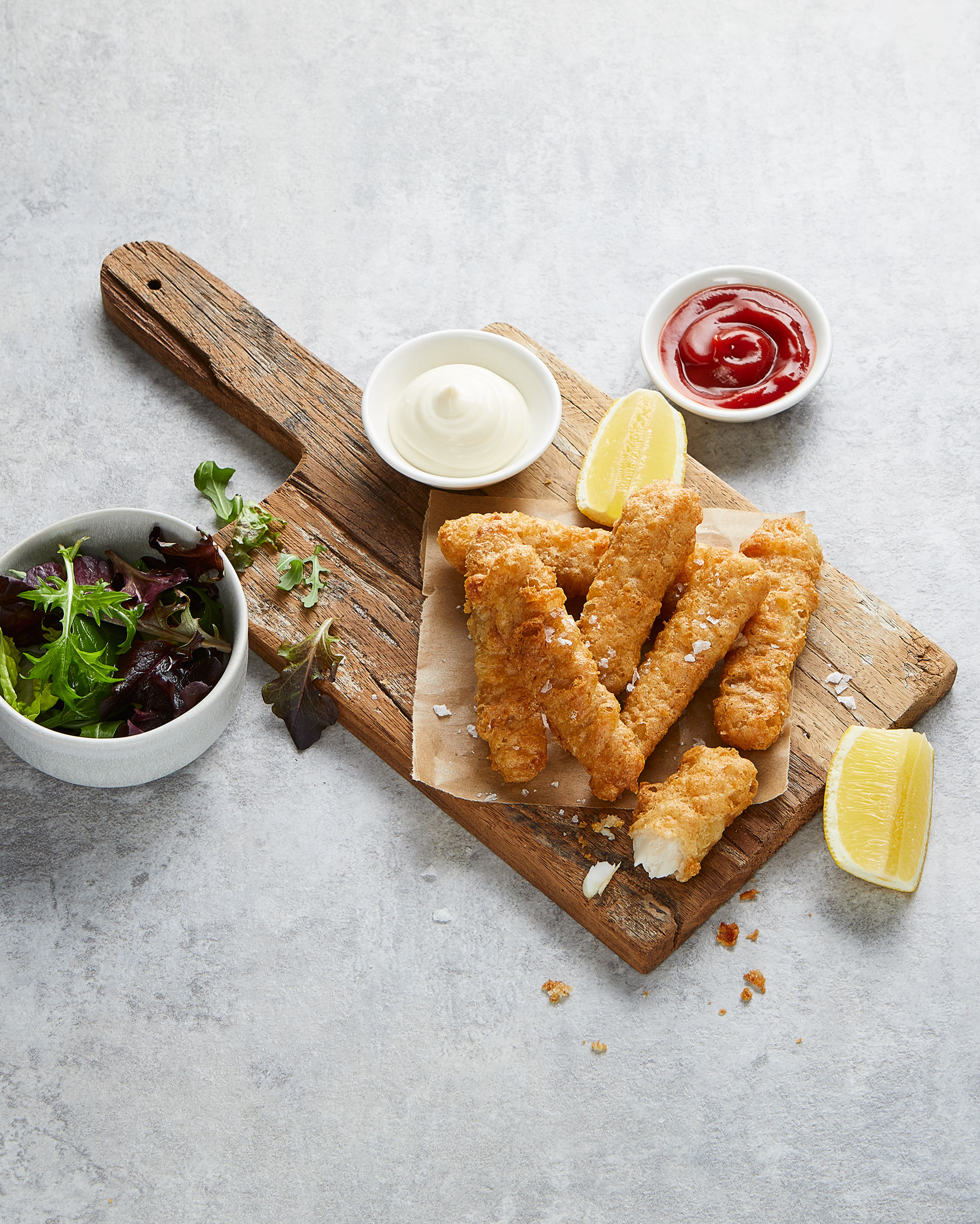 Fish Goujons, Thistle Seafoods, food photographer Glasgow and Edinburgh, food and drink photography Scotland.