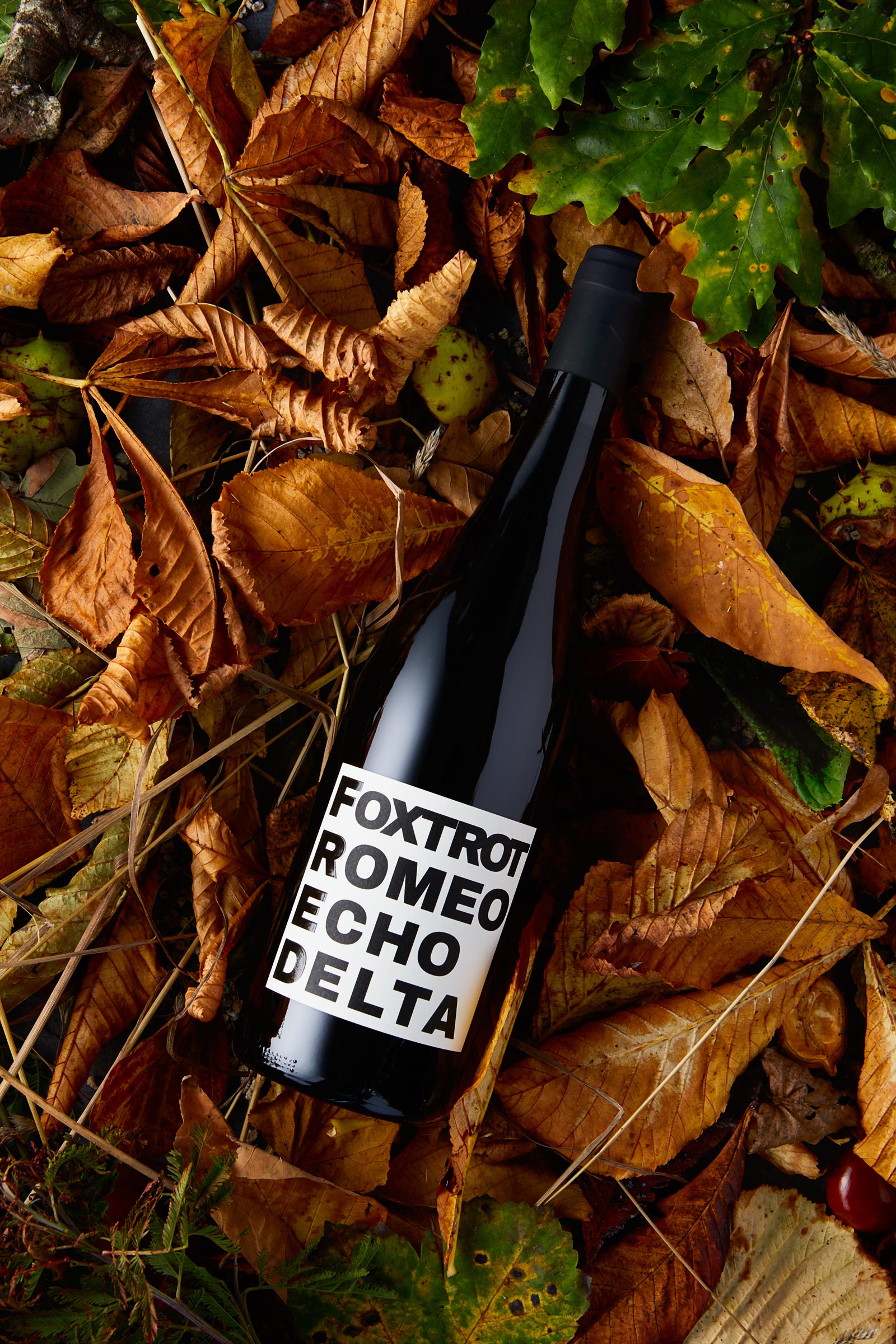 Foxtrot Romeo Echo Delta Red Wine at De Burgh Wine Merchants, Edinburgh food and drink photographer.