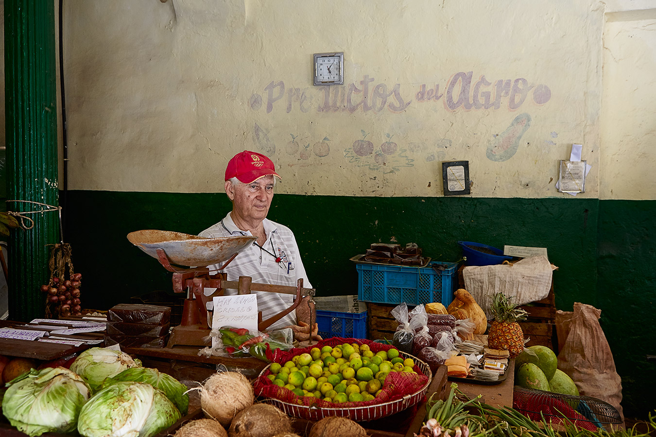 Fruit and Vegetable Seller, Havana Vieja, Cuba