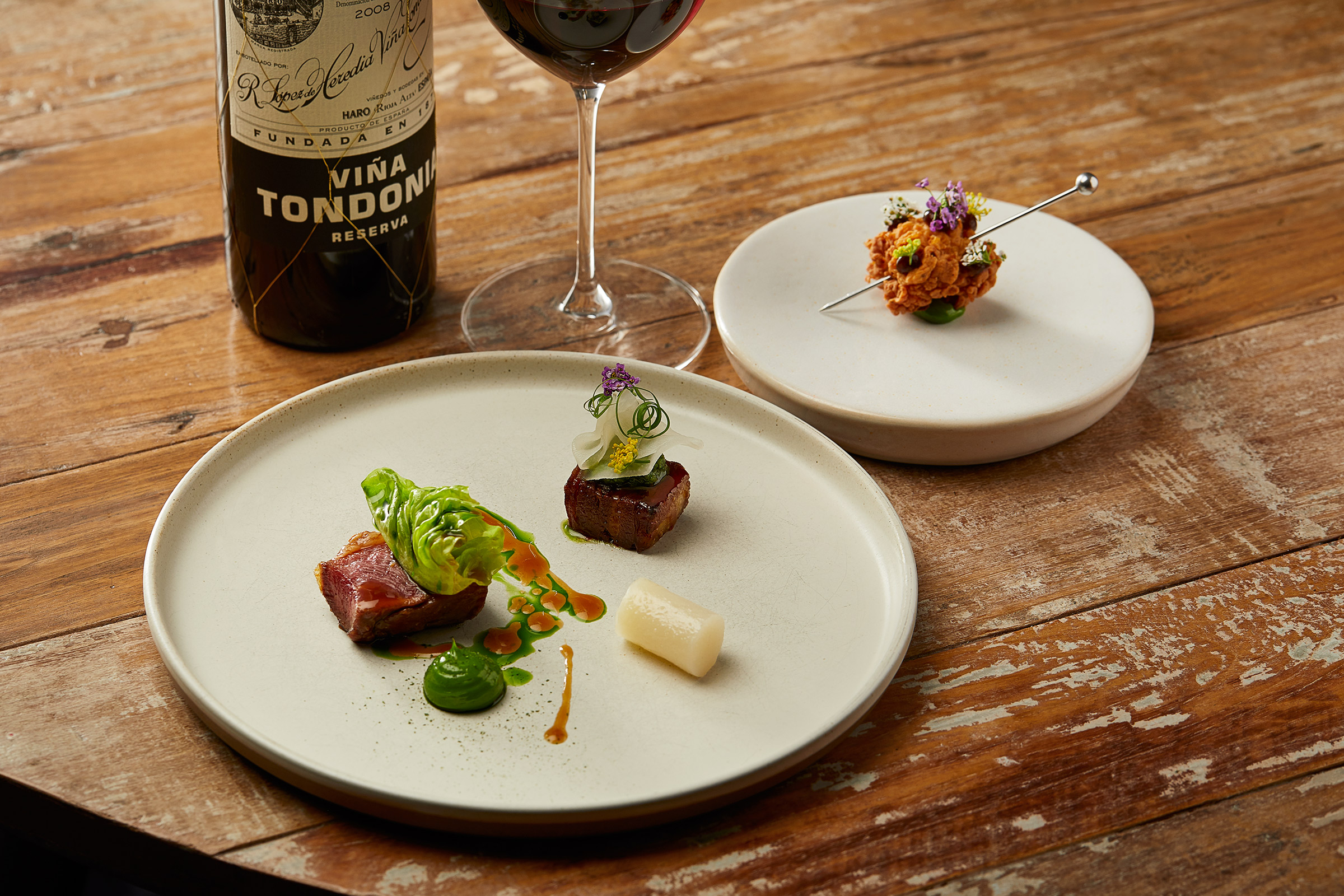 Hogget,  Vina Tondonia, Aizle, Restaurant food and drink photography Alastair Ferrier.