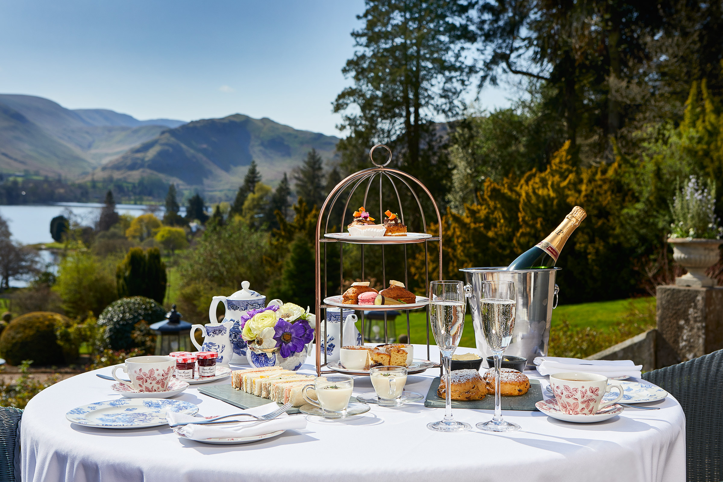 Leeming House Afternoon Tea.  Location food and drink photographer Alastair Ferrier
