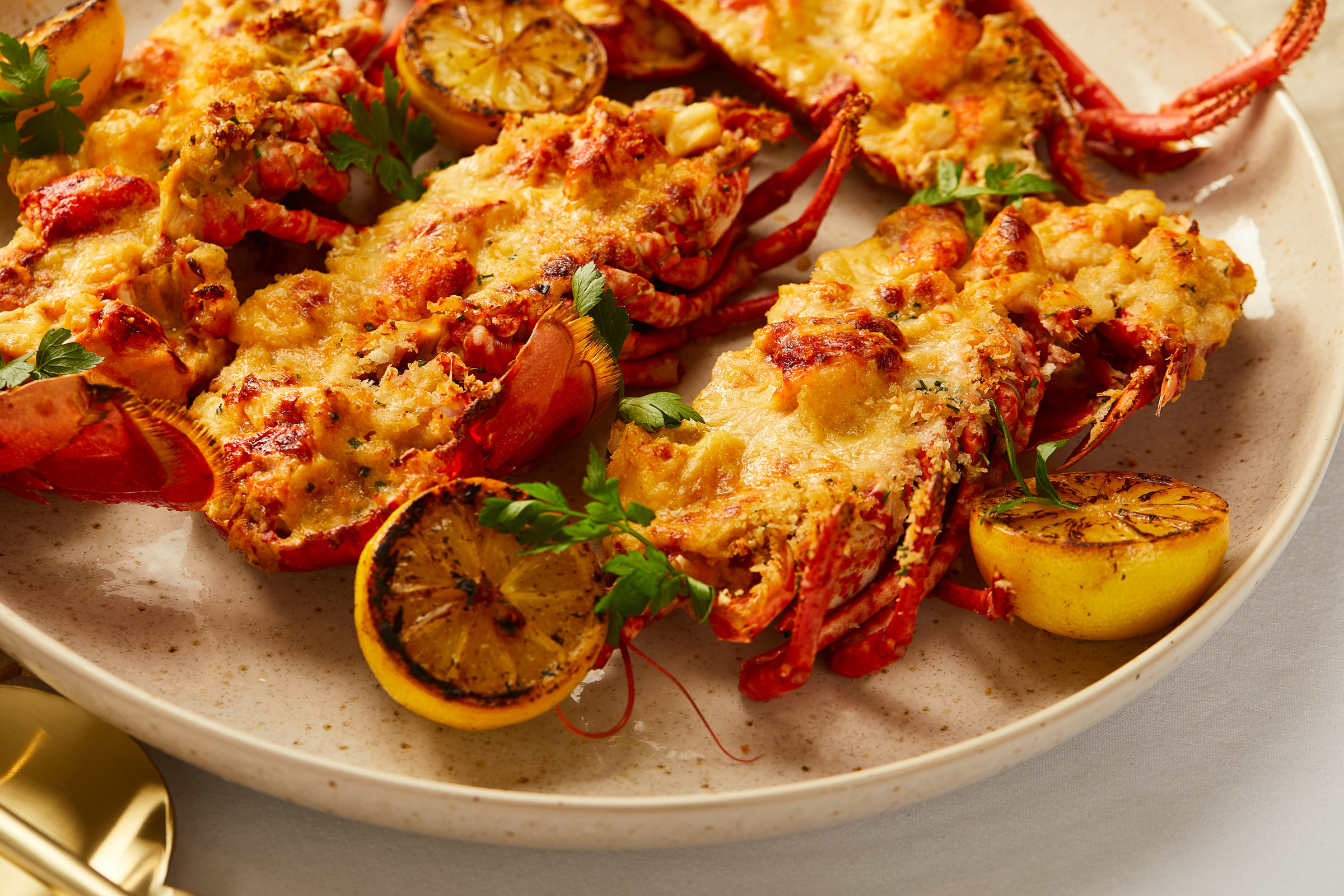 Lobster Thermidor,  Alastair Ferrier professional food and drink photographer