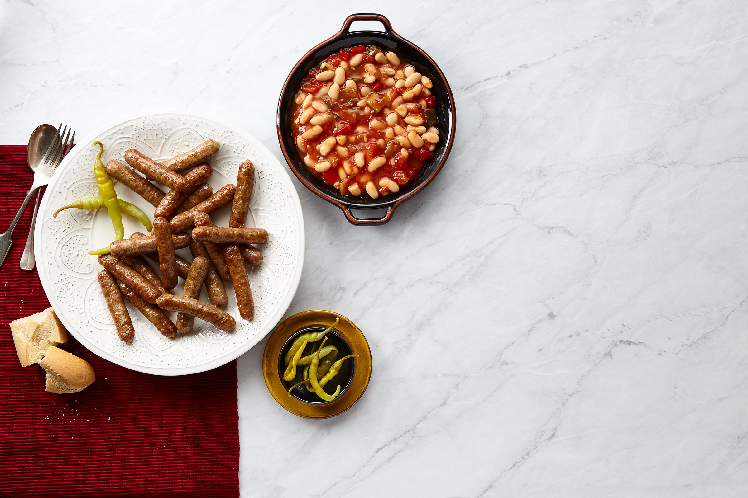 Romanian Sausages, Devro Annual report, Edinburgh food photographer