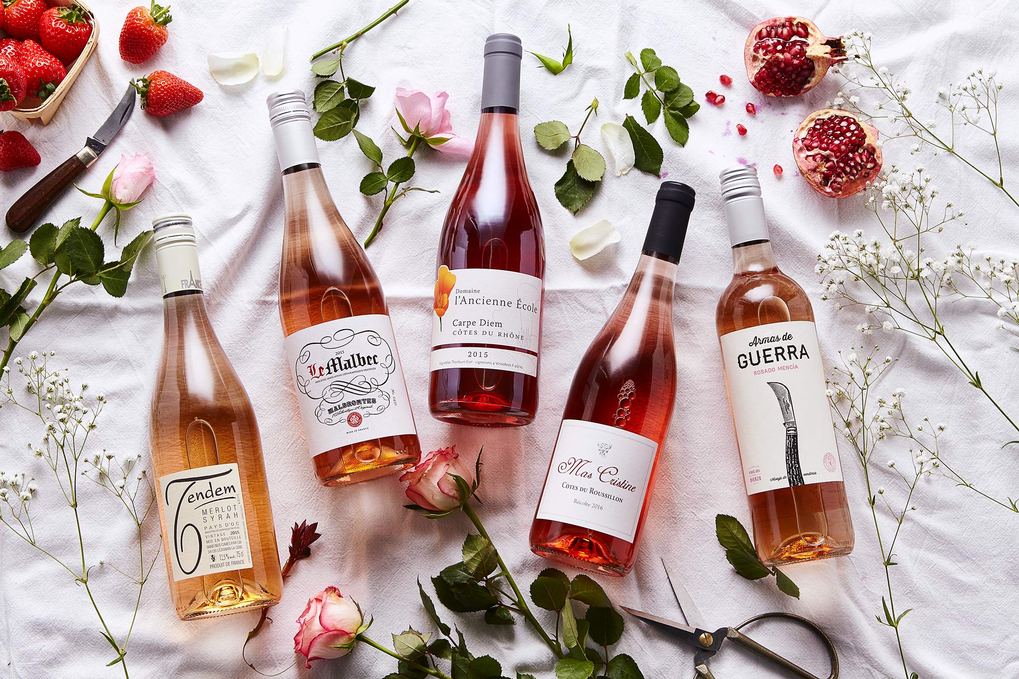 Rose Wines, De Burgh Wine merchants, independent wines
