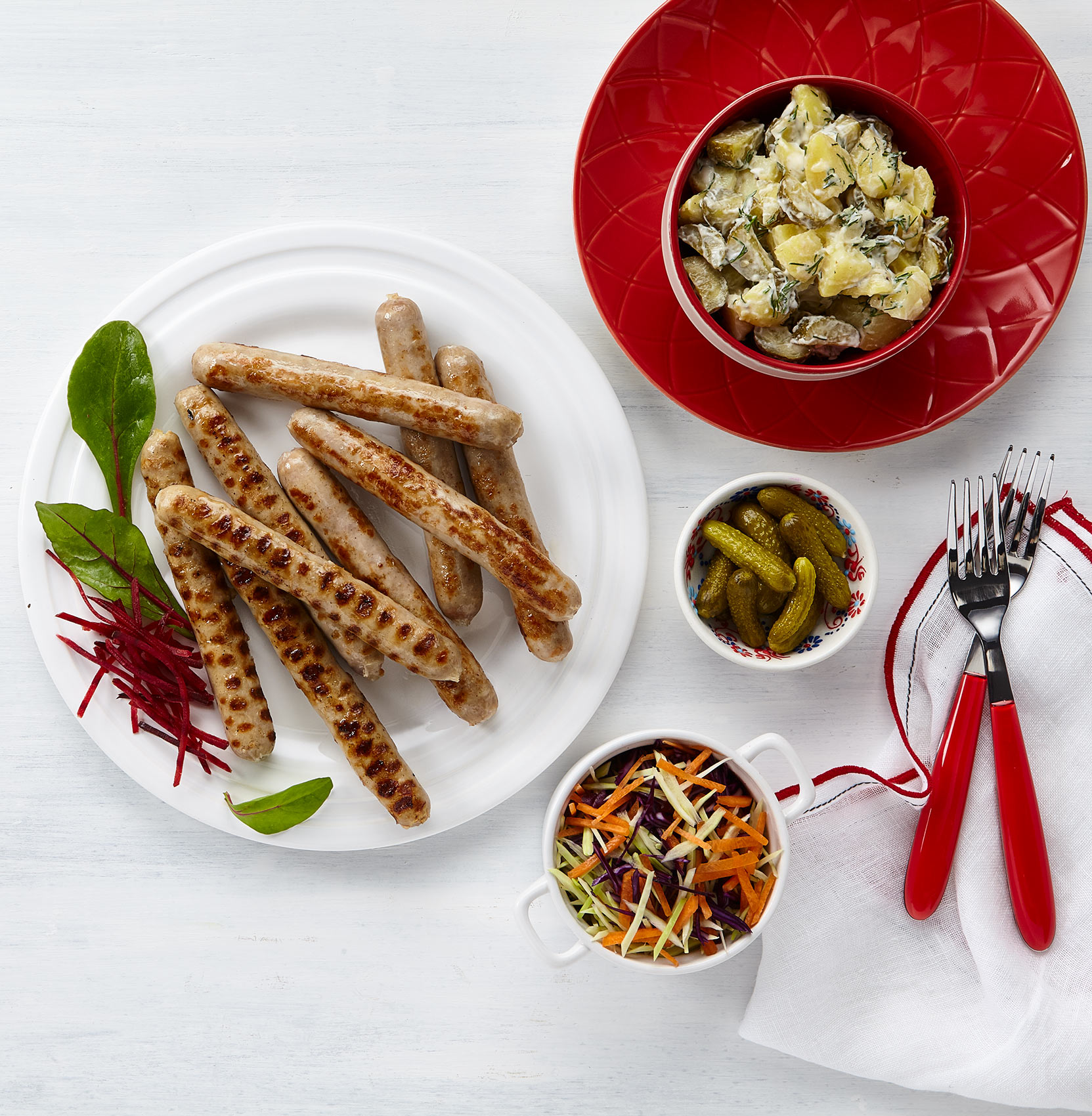 Russian Fresh Sausages, Devro Plc Annual report, Edinburgh food photographer