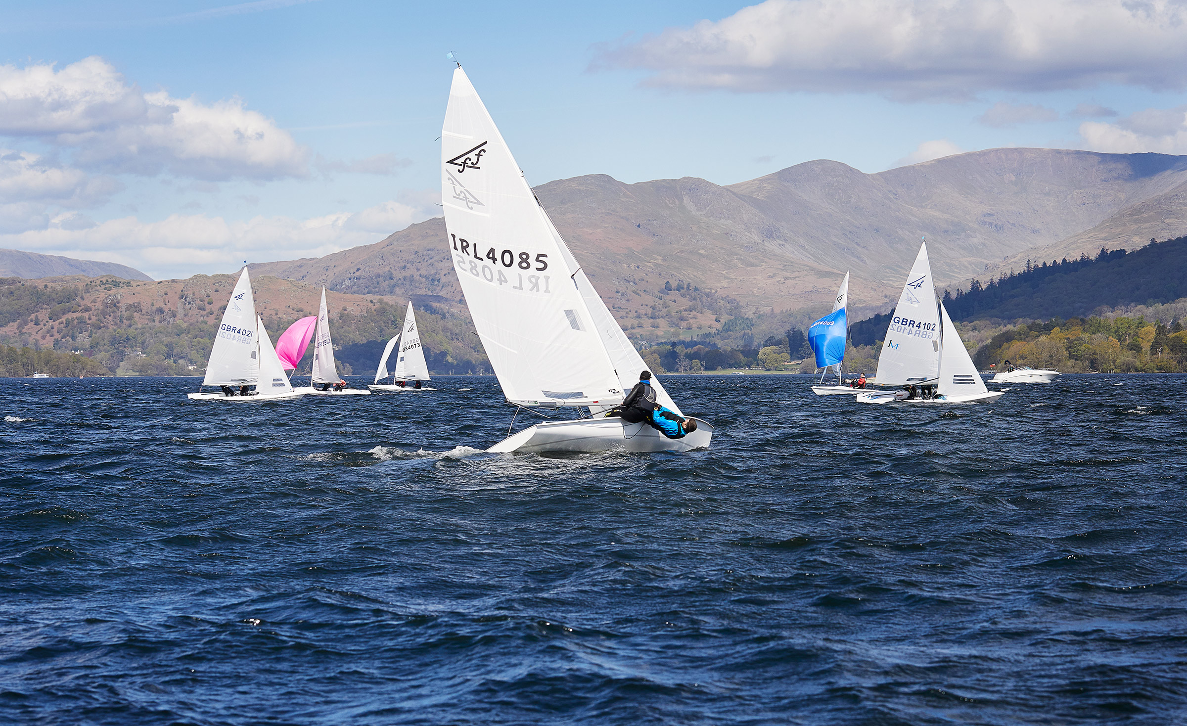 Sailing race, Lake Windermere, UK travel and lifestyle photographer