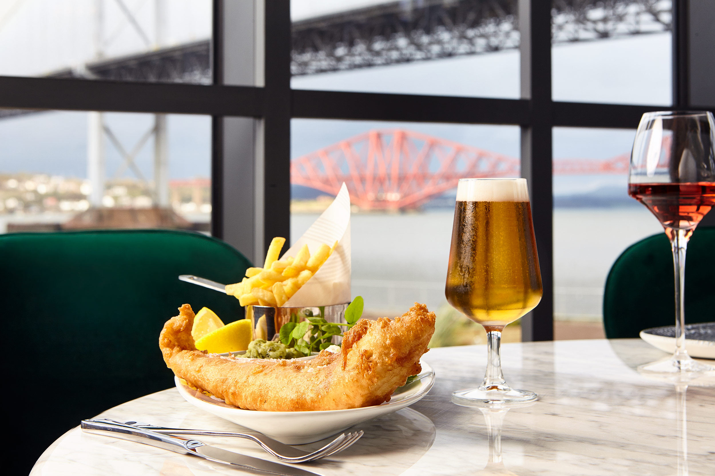 Scotts South Queensferry, Fish and Chips, Edinburgh food photographer
