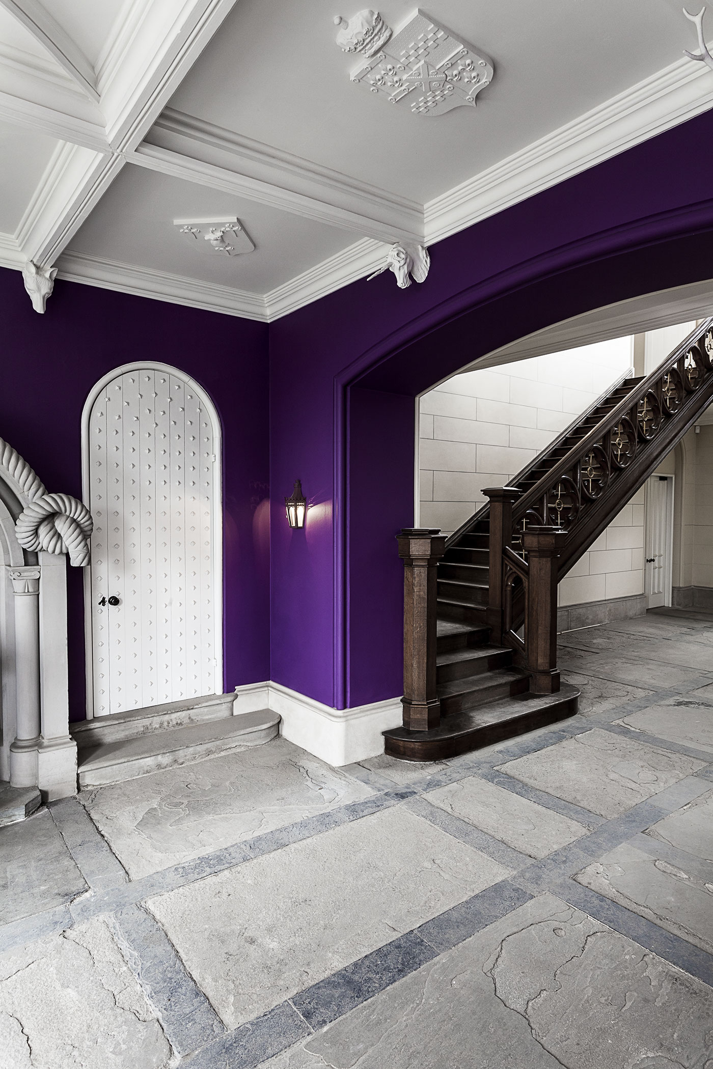 Interior Staircase at Dunimarle Castle, GLM Architects Edinburgh