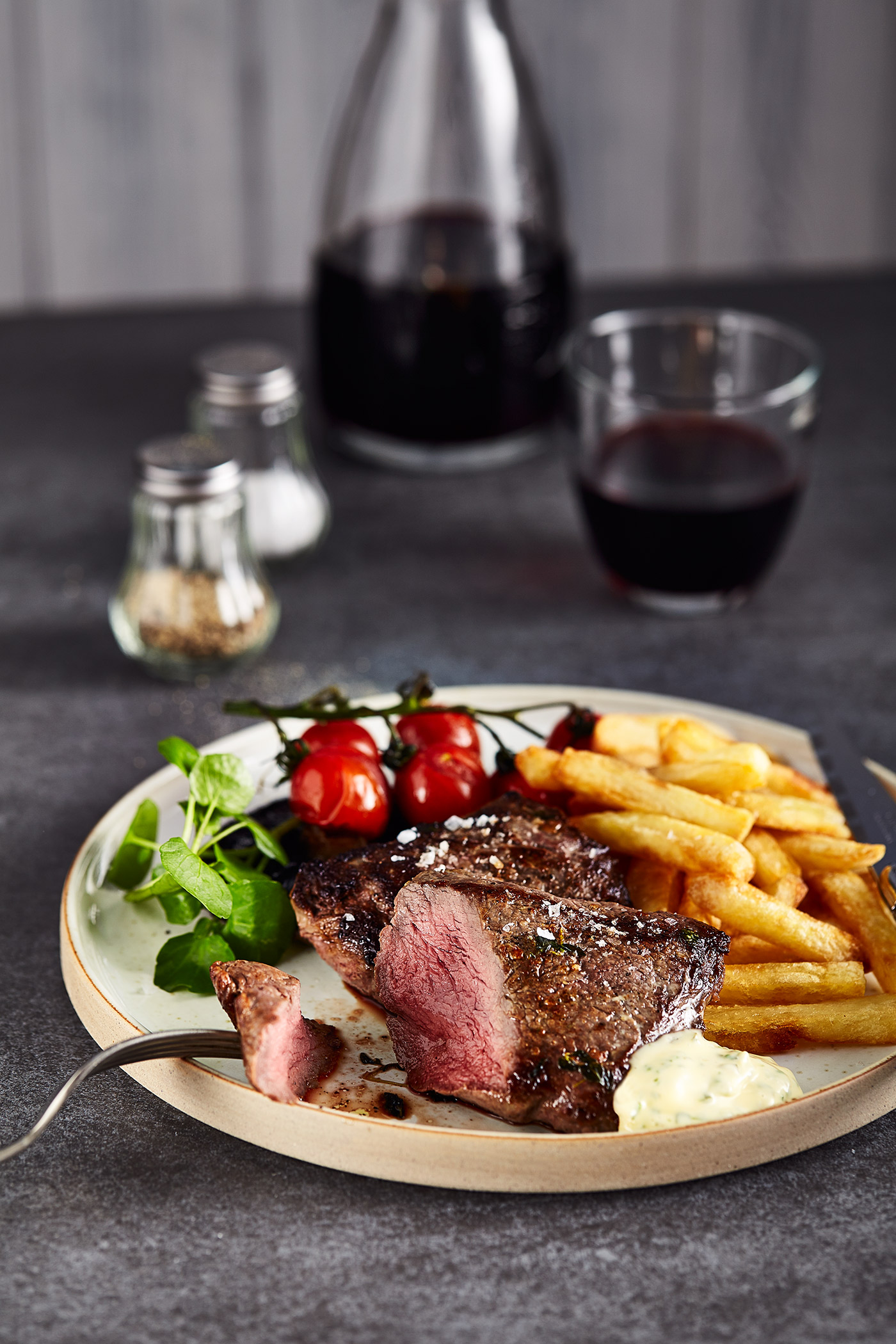 Venison Haunch Steak and Fries, The Hebridean Food Company