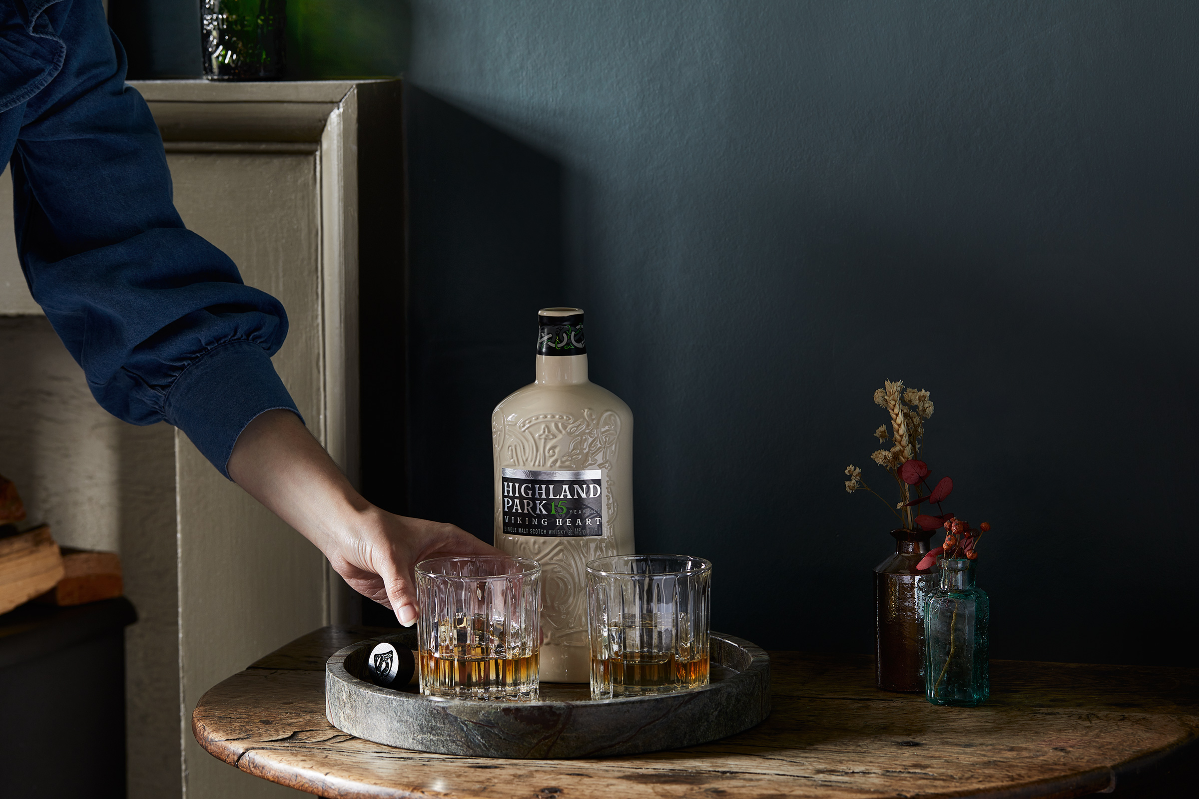 Viking Heart Highland Park,  Bedroom Whiskies. Edinburgh drinks photographer, Alastair Ferrier